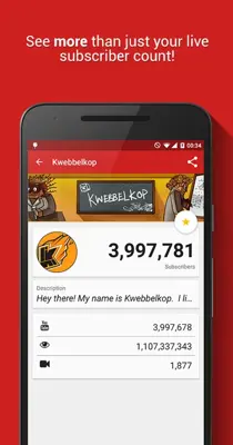 Subscriber Count android App screenshot 4