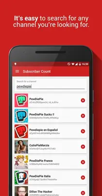 Subscriber Count android App screenshot 5